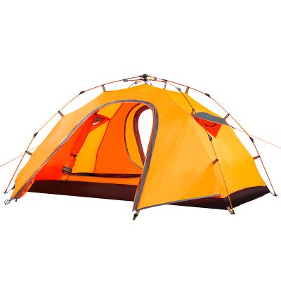 China APZ030 Factory Directly Good Quality Diagonal Bracing Type Tenda 2 Person Tents Outdoor Automatic Camping Tents for sale