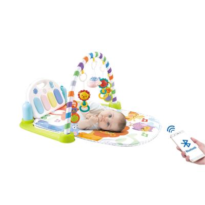 China Educational Toy Amazon Pedal Keyboard Piano Play Mat Hot Selling Musical Baby with Wireless Projection for sale