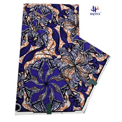 China Anti-UV African 100% Cotton Comfortable Soft Fabric Pagne Hollandais Ankara Wax Fabric For Party Dress Making Diy Sewing Dress for sale