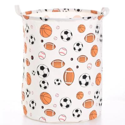 China Home Kids Toy Organizer Bucket Folding Barrel Decoration Laundry Hamper Portable Waterproof Clothes Storage Baskets for sale