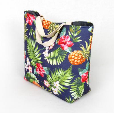 China Other Wholesale Straw Beach Tote Bag Digital Printing Eva Inside Bag for sale