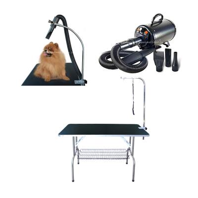 China Viable Stepless Speed ​​Dog Cat Pet Grooming Hair Dryer Hose Rack Suitable For Use With Pet Grooming Table Grooming Sets for sale