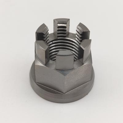 China Screw Nut Aluminum Custom CNC Turn Machining Titanium Alloy for sale