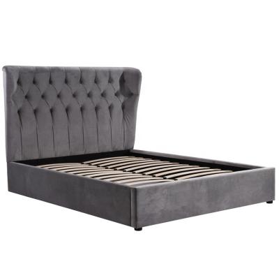 China Free sample upholstery bed directly from online china furniture sale bed frames with drawers for sale