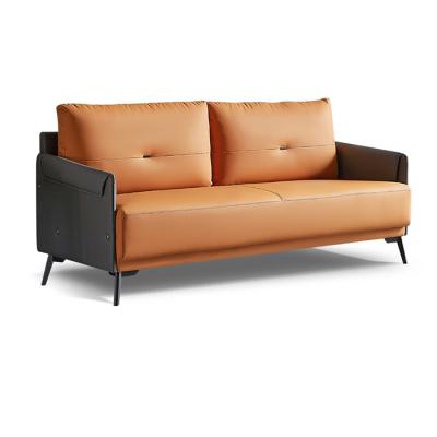 China (Other) 2022 NEW Industrial Style Orange Design Adjustable Public Areas Sofa Set Executive Office Sofa for sale