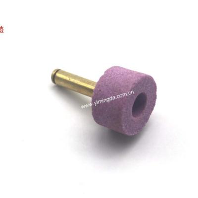 China Suitable for Yin Cutter Machine Pink Color Grinding Stone Wheel for Automatic Cutter Parts Textile Machine Parts for sale