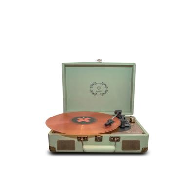 China Retro Style Made in China Antique Vintage Vinyl Record Player Wooden Box Phonograph Player for sale