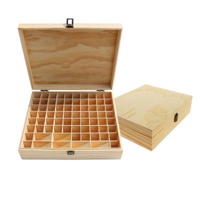 China Aseptic Wooden Gift Box Wooden Storage Box For Essential Oil Aromatherapy Bottles for sale