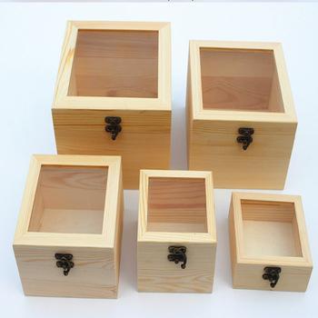 China Aseptic Custom Fancy Tea Storage Packaging Gift Pine Wood Chinese Box for sale