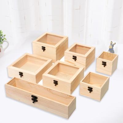 China ODM Gift Box Aseptic Luxury Custom Birch Pine Solid Wooden Jewelry Or Bamboo Trinket Storage Box for sale