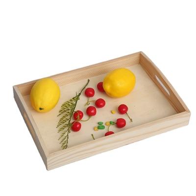 China Sustainable Hot Selling Solid Wood Fruit Chopping Board Dinner Dish Storage Cutting Board for sale