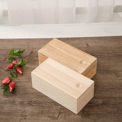 China China factory supply direct wholesale gift box packaging wooden box natural wooden box for sale