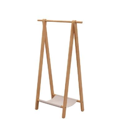 China Bedroom supply coat rack, wooden coat rack, solid wood bedroom hanger for sale