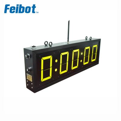 China Count Up Running Clock 5 Running Timer Feibot Outdoor Waterproof Mechanical Double Digit Side for sale