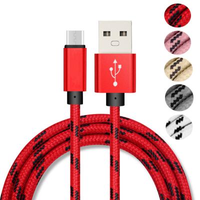 China Mobile Phone 1.5m5FT 2m6FT Micro USB Pigtail Fast Charging Data Cable For i11Pro USB Android Micro Fast Charging Type C for sale