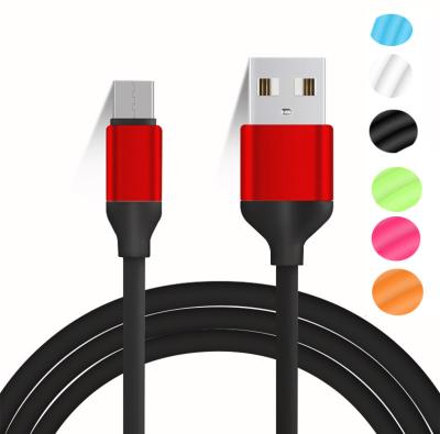 China New Micro Fast Charging Speed ​​Data Cable 1.2m 4FT 2A Q Cable Android USB Elastic Cable Charging i11Pro USB Android Micro Fast Charging Type C for sale