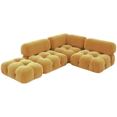 China Other high quality famous Mario modular bellini furniture sofa upholstery fabric sectional sofa sets lazy sofa for sale