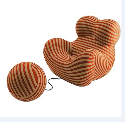 China (Other) modern adjustable chair and Ottoman by Gaetano Pesce Italia Design Lounge set for living room for sale