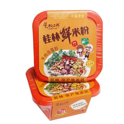 China Instant Rice Noodle Soup Low-CARB Organic Noodles Instant Noodles Self Heating Snack 275g for sale