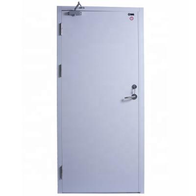 China In modern, BS listed 0.5/1/1.5/2 hour to fire rated hollow metal fire proof UK fire doors for sale