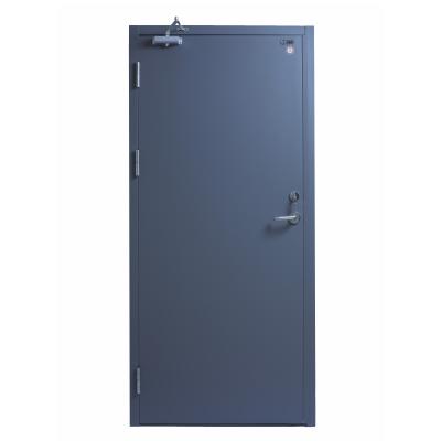 China Fire Protection CE Certificate 2 Hours Fire Rated Single Leaf Fire Rated Steel Door for sale