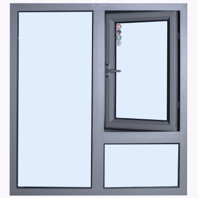 China High Quality Sound Insulation 90 Minutes Fire Break Rated Full Bridge Fire Proof Aluminum Glass Window for sale