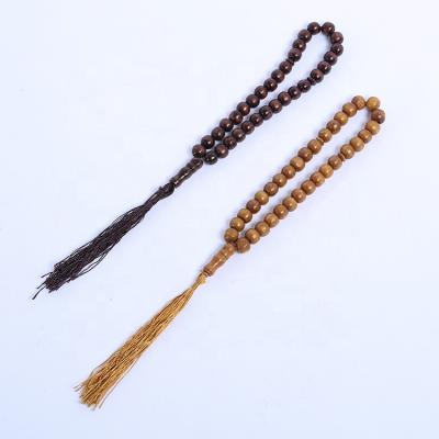 China Natural Wood Pray Have Multi Current Color And High Quality Religious Muslim Rosary Bracelet for sale