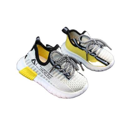 China 2020 spring and autumn new children's shoes boys' sports shoes girls' flying net coconut shell deodorization for sale