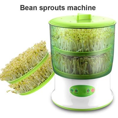 China 220V Home Use Intelligence Large Capacity Thermostat Green Seeds Mini Small Automatic Growing Bean Sprout Machine Bean Sprout Machine for sale