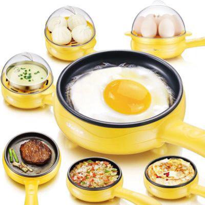 China Non-stick Fried Steak Pan 110V 220V Mini Electric Egg Omelette Cooker Multifunctional Steam Pancake Food Boiler Egg Dairy Factory for sale