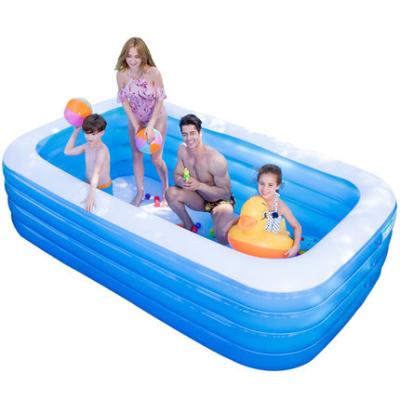 China Environmental protection swimming pool inflatable baby family adult play pool thickened ball wear-resistant children's ocean pool for sale