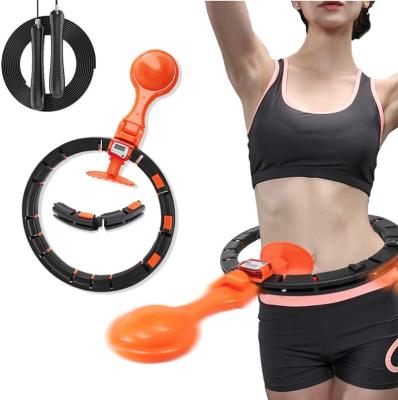 China 2020 new ABS+PP fitness indoor sports laziness, slim waist, detachable and portable sports circle, Polynesian dance smart circle for sale