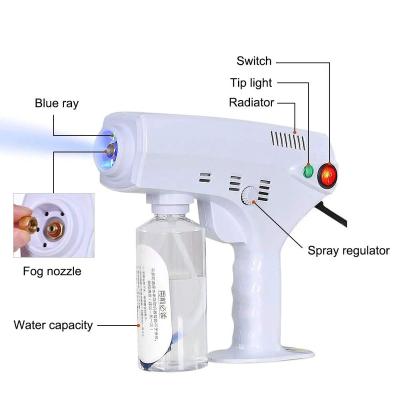 China 2020 New Garden Hair Gel Vaporizer Nano Steam Gun Facial Skin Hydrotherapy Humidifier for sale