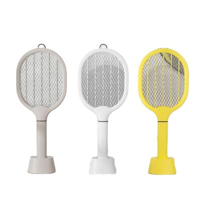 China 2020 New Skin Disposable Portable Electric Harmless Insect Racket Mosquito Racket Filler Killer for sale