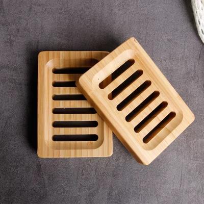 China 2022 Creative Bamboo Anti Slip Soap Box Handmade Made Sustainable for sale