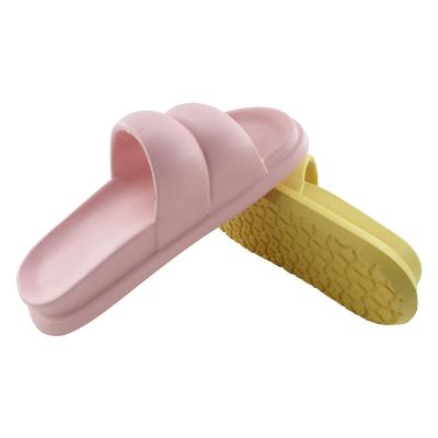 China Damping EVA pink indoor soft ladies slippers bathroom man slippers Solar-8 rubber yeezy slides women for sale