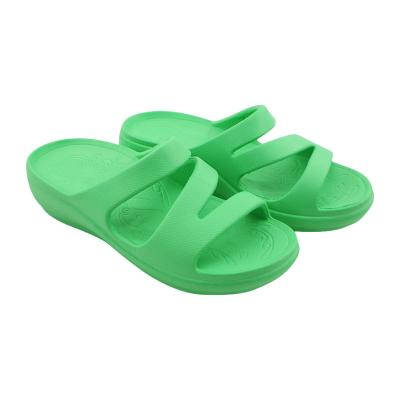 China Solar-8 2021 Fashion Trend Trending Slippers Girls Shoes And Sandals Women Outdoor Green Slippers for sale