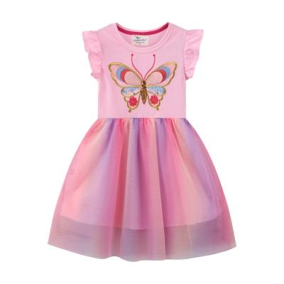 China new Anti-wrinkle toddler girls low price workmanship factory price dress hot sale girl for sale