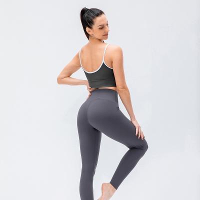 China New Arrival Breathable Sports High Waist Lady Yoga Pants With Pockets Sports Fitness Gym Running Gaiters for sale