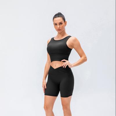 China Best Design Anti-wrinkle All-match Style Custom Wholesale Women Yoga Shorts With Pockets for sale