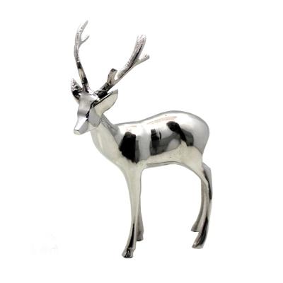 China Europe High Quality Chinese Made Modern Sculpture Stainless Steel Deer Sculpture for sale