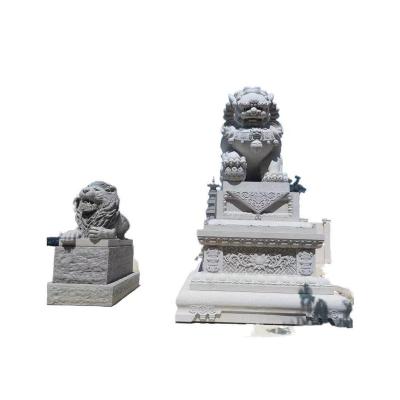 China Europe quality sculpture marble aluminum lion in fiberglass wholesale animal sculpture for sale