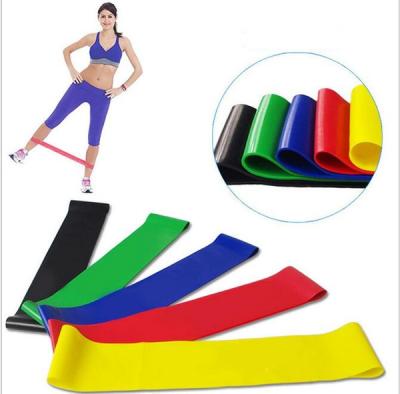 China Custom Elastic Band Latex Exercise Loop Resistance Bands Set of Mini Exercise Loop Resistance Bands for sale