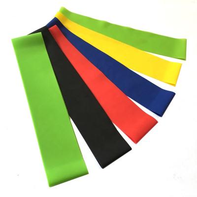 China Custom Elastic Logo Hip Band Wholesale Hip Resistance Band Set Yoga Gym Exercise Fitness Workout for sale