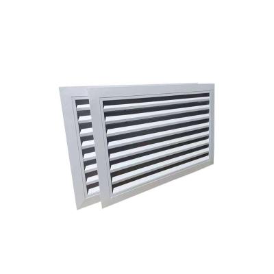 China Contemporary Factory Direct Supply Modern Air Conditioner Louvers Aluminum Alloy Rainproof Louver for sale