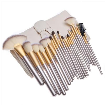 China Angular Blush Customized Logo Customized Bag Pouch Packaging Sialia 24pcs Makeup Brush Set Beauty Tools for sale