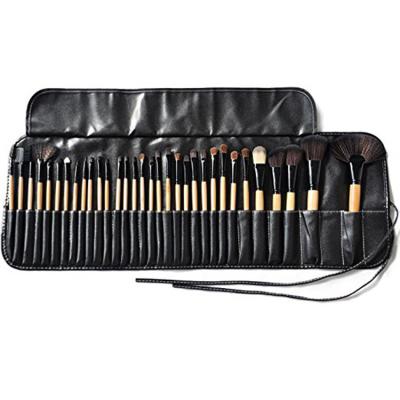 China Fan Brush Sialia Professional Private Label 32 Pieces Brochas Maquillaje Makeup Brush Set With Makeup Cosmetic Bag for sale