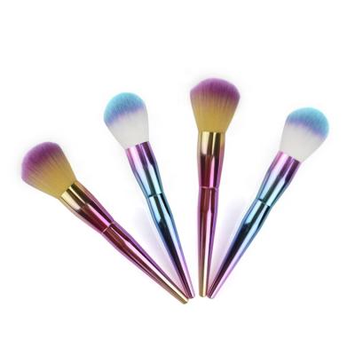 China Colorful Smudge Brush Sialia Makeup Powder Brush Loose Fluffy Cosmetic Brush for sale