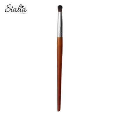 China Beauty Care Make Tools OEM Wholesale Wood Handle Single Eyeshadow Makeup Blending Brush for sale