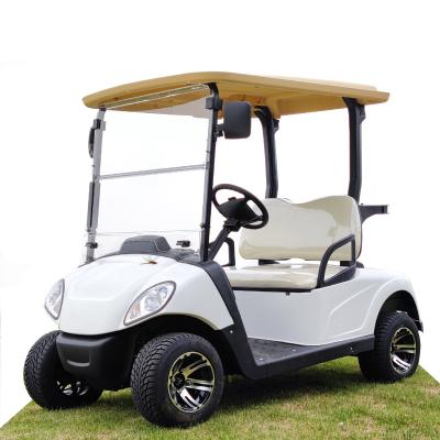 China 2022 New Launched 72V 4KW 215/35-12 AC System Lithium Battery Powered EZGO Electric Golf Cart 2 Seats for sale